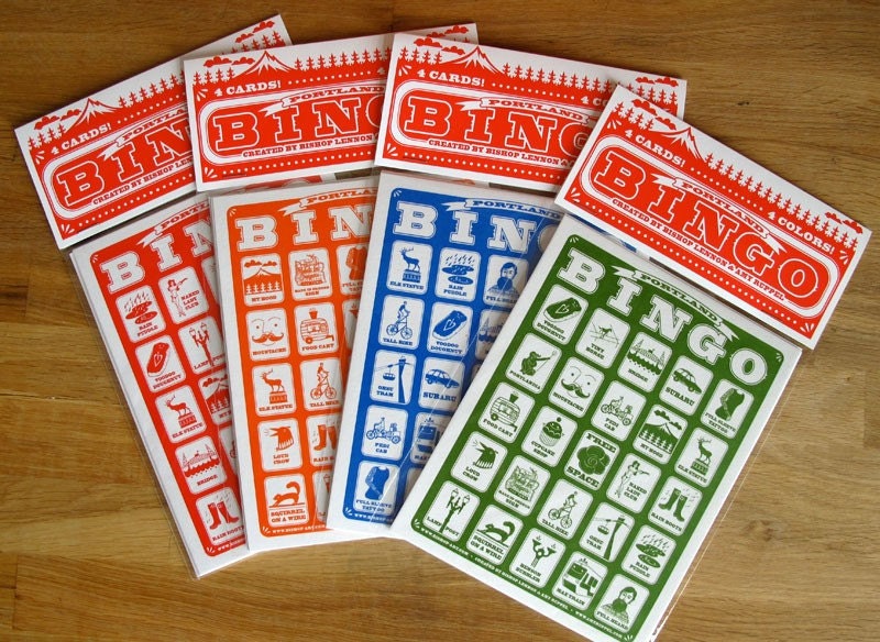 Portland BINGO Card game