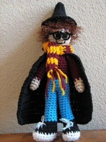 PDF - Boy Wizard Amigurumi Crochet Pattern