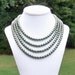 Kate - Super Long, Versatile Green Pearl Beaded Necklace - Can Be Worn MULTIPLE WAYS - See Photos