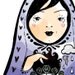 Clutter Print - Nesting Doll 8x10