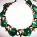 Vintage, Necklace, Choker, Decorative, Soft, Green, Antique, 16 1/2 inches, www.jodaycraf.etsy.com