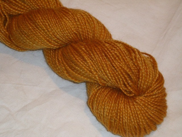 Aztec gold mohair merino 2 ply sport weight yarn