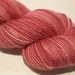 Varigated vermillion 2 ply sport weight mohair merino yarn
