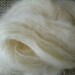 Brushed mohair blend yarn, natural