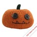 DIY Pumpkin Head Knitting Pattern (Large). Knit Your Own Jackolantern. PDF.