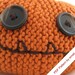 DIY Pumpkin Head Knitting Pattern (Large). Knit Your Own Jackolantern. PDF.