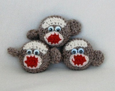 PDF - Sock Monkey TapeSter - Crochet Pattern
