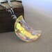 Swarovski Crystal Necklace Moon Sterling Silver Crescent Moon