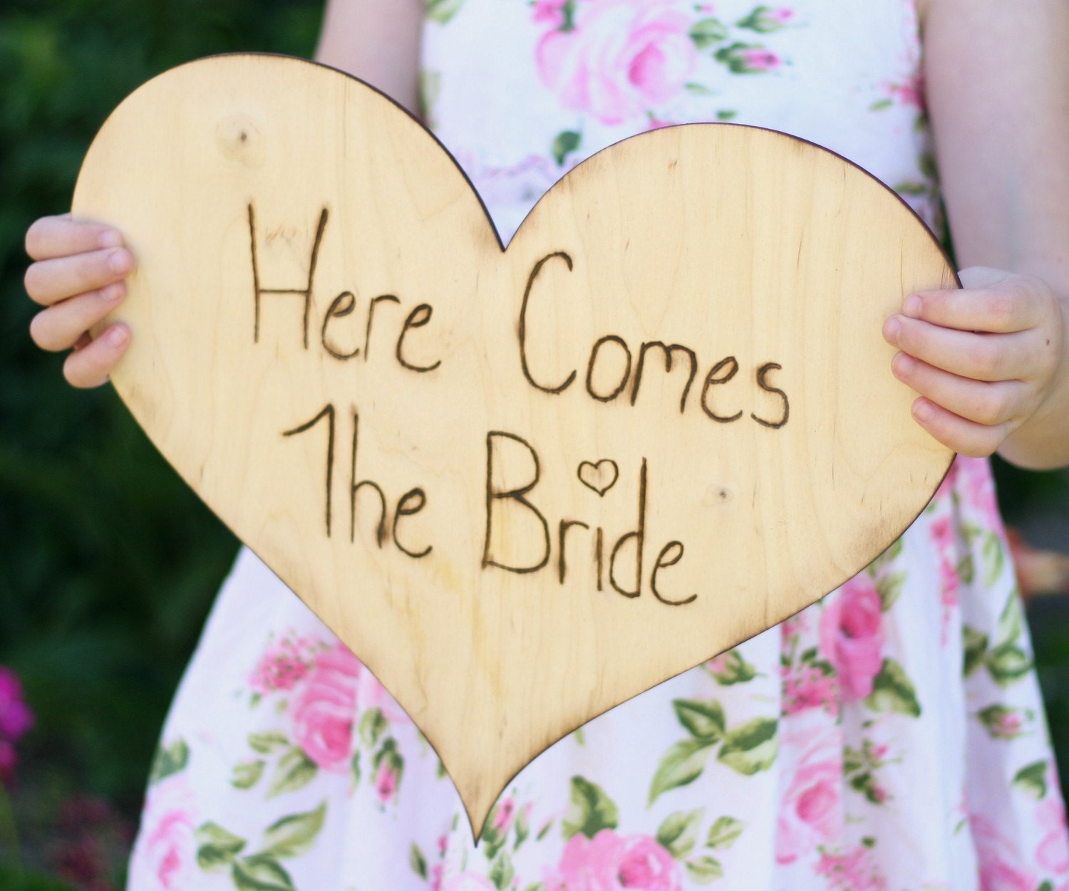 Here Come The Bride Sign Vintage Wedding Decor
