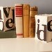 Novel Idea - Pair of Hand Stamped Bookends