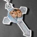 Handpainted Porcelain Ornament  Cross