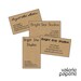 50 super simple kraft business cards- designed and printed