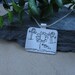 Child's Drawing On Fine Silver With Bail and Chain Options...Made to Order