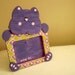 Purple Cat Picture Frame - CLEARANCE