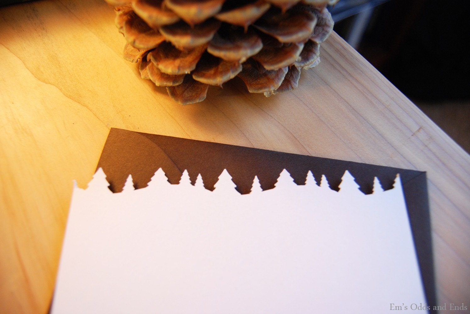 Alpine Forest Note Cards - Set of 4 With Envelopes