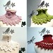 Crochet Made to Order neckwarmer, capelet with turtle neck, ruffled neckline and lace collar - choose the color - NINU'