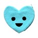 Heart Zip Poche (Minty Turquoise)