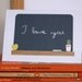 Chalkboard Valentine card