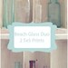 Beach Glass Duo two 5x5 prints