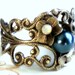 Starboard Aged Brass Filigree Ring