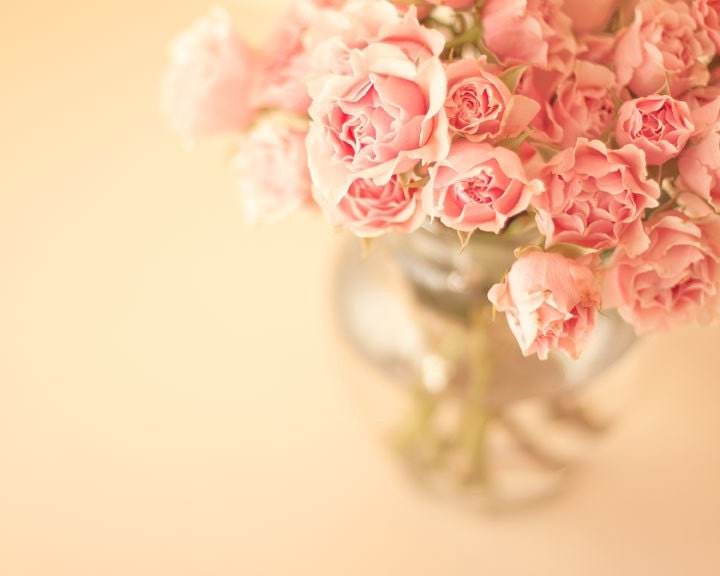 roses,pink roses bouquet,shabby chic decor,feminine print,romantic print,cottage wall art,floral art print,soft and pale home decor