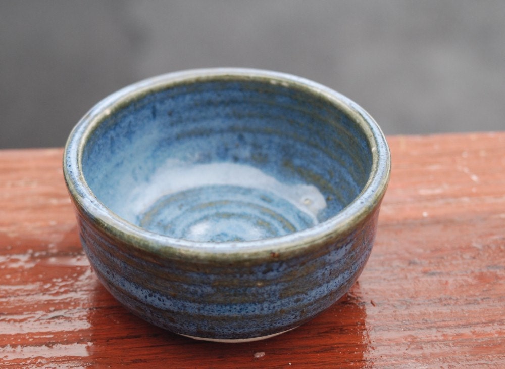 blue green trinket dish, dipping dish, sauce dish, prep dish...4s