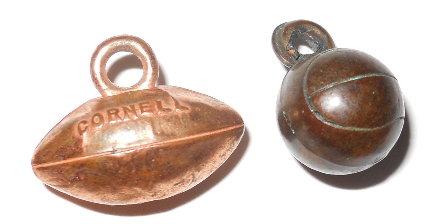 vintage sports charms basketball football