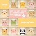 Offer Cute Animal Giftbox: Buy 10, Get 1Box & 1Stationery Set FREE - Printable PDF