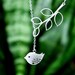 Bird Necklace Lariat Style with Leafy Branch in by smilesophie Bird Necklace Lariat Style with Leafy Branch in by smilesophie