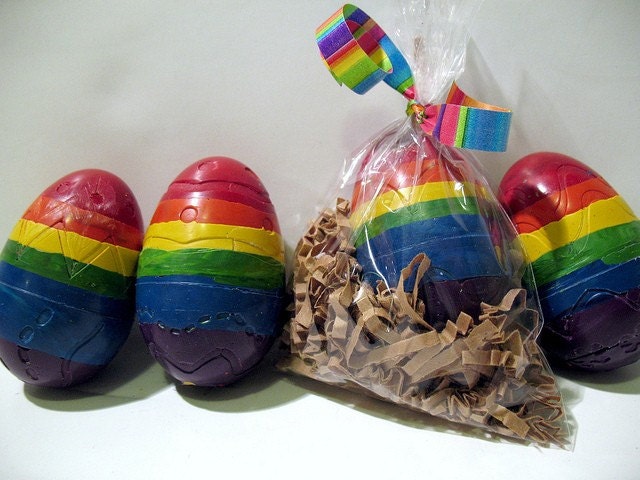 Easter Egg Recycled Rainbow Crayon- (Set of 5)