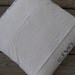 Horse Pillow  - Fancy Blue Ribbon - Blue on Cream
