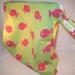 Wet Bag, Diaper Keeper - Water Proof Lining with Zipper Openning - Pink Fish