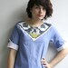 Milkshake top- blue- Supayana