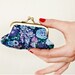 Winter forest Kitty mini purse