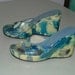 SALE on Watercolor Flower Vintage Platform Shoes size 8 by Via Spiga