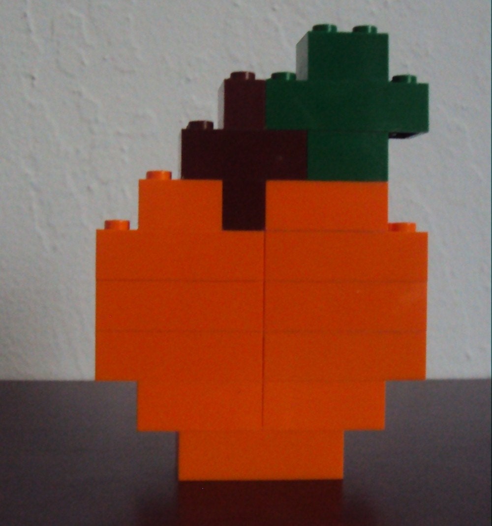 Orange LEGO Pin/Brooch
