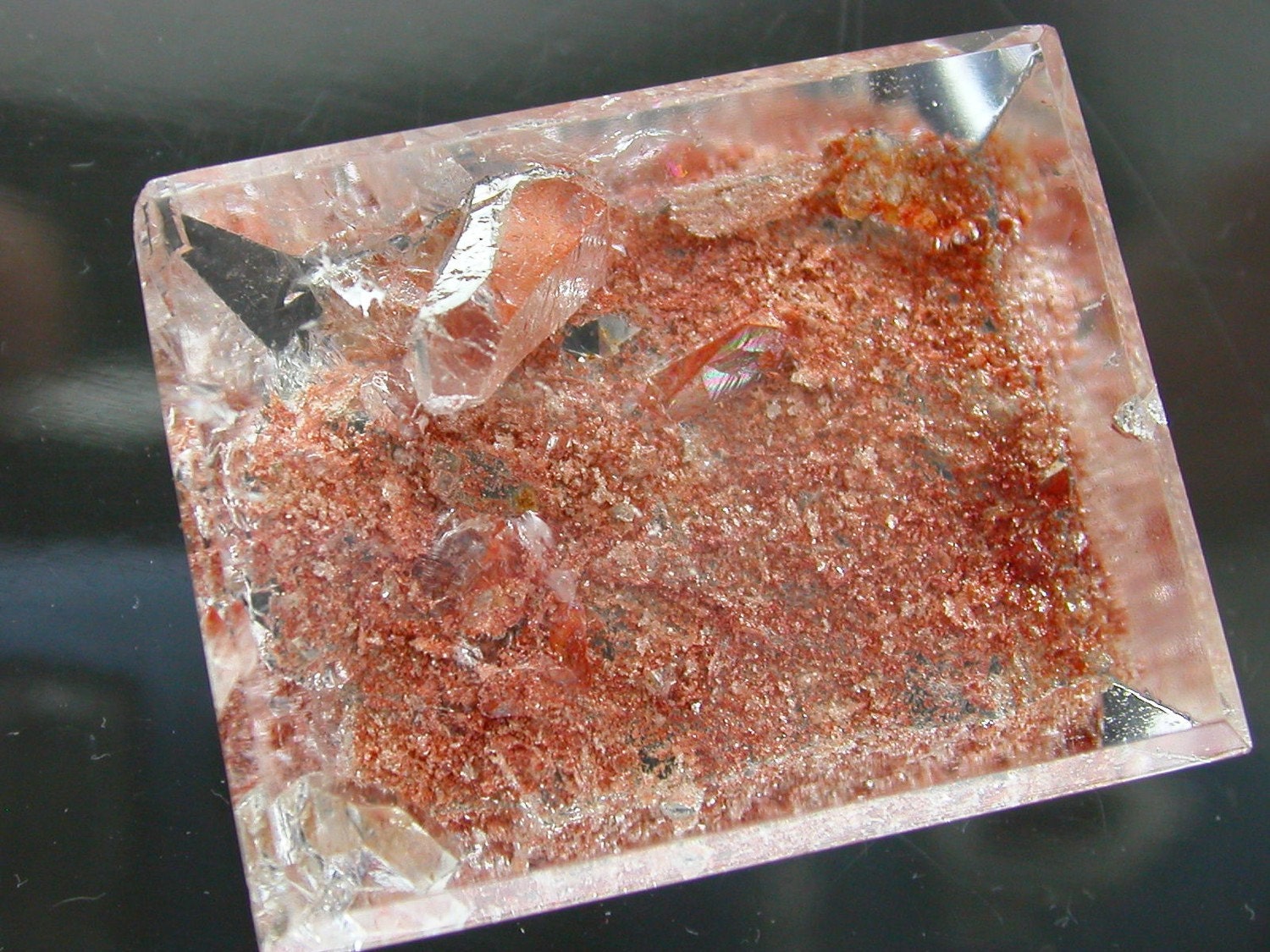 Ghost Quartz. Faceted. Natural. Mysterious. Step Cut. 1 Piece. 24x19x6 MM (ref.PJ117)