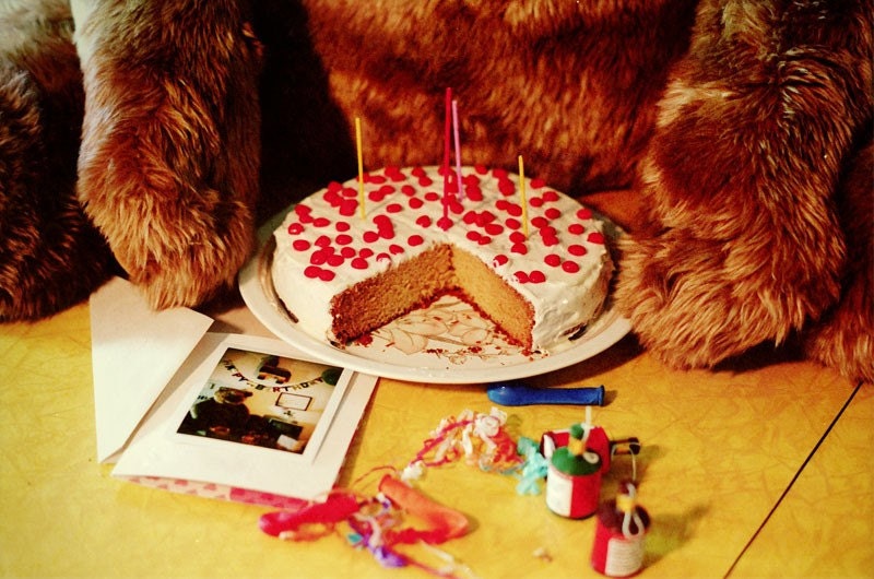 Retro Style Birthday Card - Photo Card
