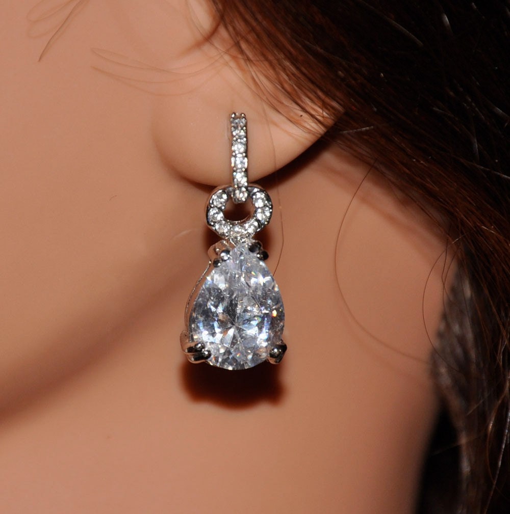 Elegant bridal earrings