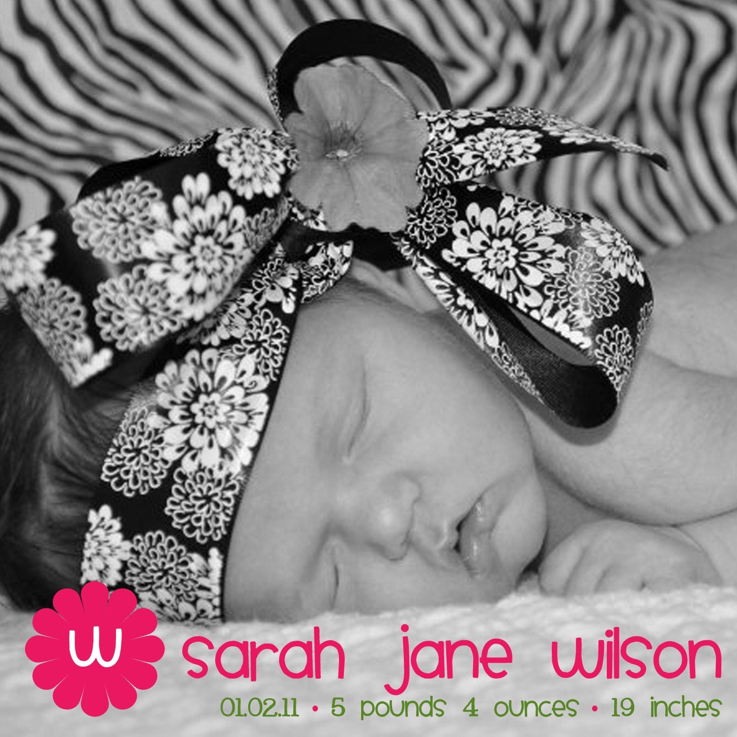 Birth Announcement:  Color Pop