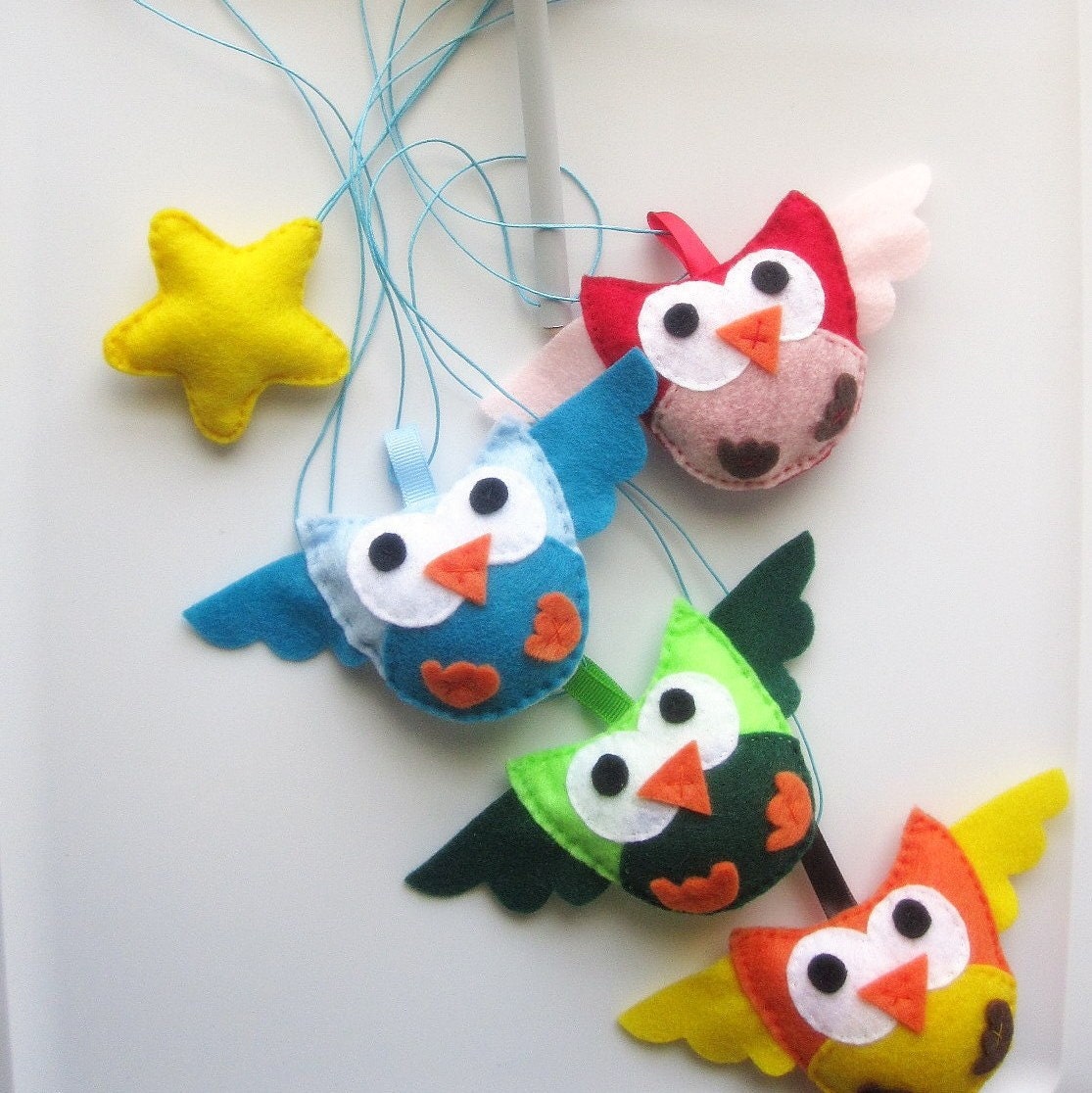 Nursery Owl Mobile, Cute owl mobile for your nursery room