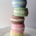 SOAP-French MacaronGift Set-Choose 3 scents-Almond, Black Raspberry and Vanilla, Blueberry , Pineapple and Chocolate Cream Cheese