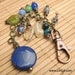 Purse Charm or Keychain in multicolor