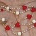HAVE A HEART Necklace (Bone, Cinnabar, Gold-filled beads, Czech glass)