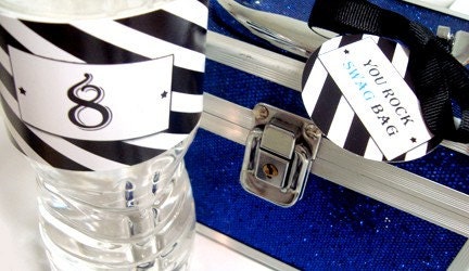 Rock Star Bottle Wrappers - DIY Printable Parties