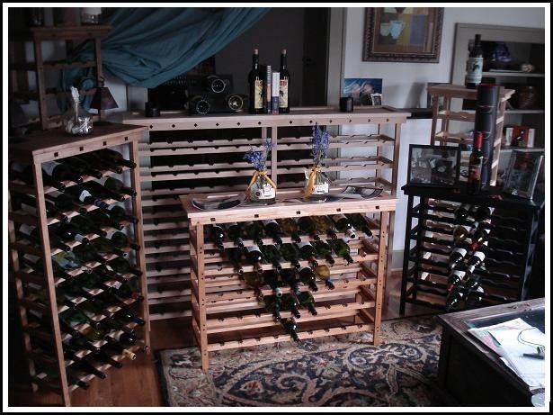 Living Simply space saving Wine Tower wine rack by WineBeds on Etsy