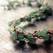 GAIA hand knotted necklace - gemstone jewelry - green aventurine - micro macrame necklace - knotted cord.