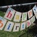 HAPPY BIRTHDAY Family Boy Girl Child Adult Birthday Banner