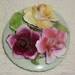 Vintage Chorlez Staffordshire England Bone China Flowers Figurine