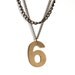 lucky number necklace - no.6